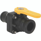 Valve 2" boyau X Raccord rapide Camlock "F"