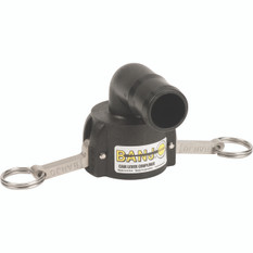 Raccord rapide Camlock femelle 1-1/2" X 1-1/2" Boyau 90°