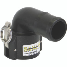 Raccord rapide Camlock femelle 2" X 2" Boyau 90°