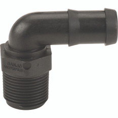 3/4" Mâle NPT X 3/4" boyau 90°