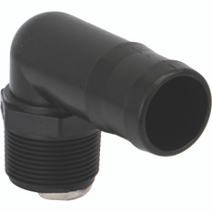 1-1/4" Mâle NPT X 1-1/2" boyau 90°