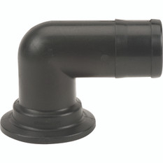 Flange 2" x 2" hose barb 90*