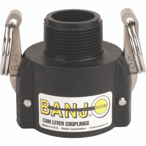 Raccord rapide Camlock femelle 1-1/2" X 1-1/4" Mâle NPT