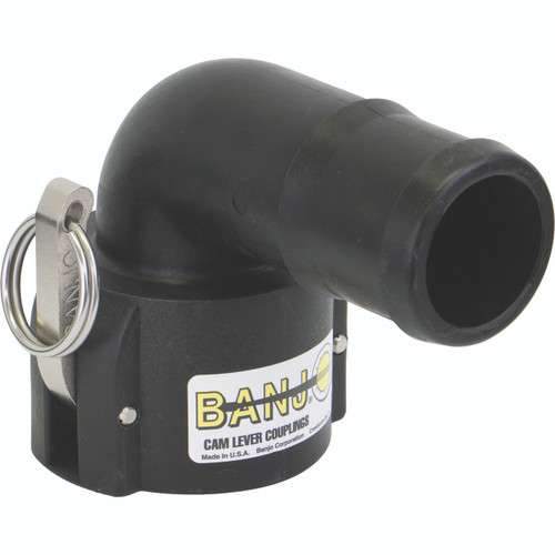 Raccord rapide Camlock femelle 2" X 2" Boyau 90°