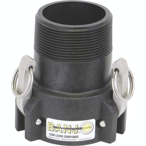 Raccord rapide Camlock femelle 3" X 3" Mâle NPT 3 Bras