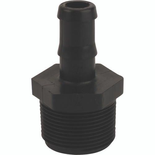 1-1/4" Mâle NPT X 3/4" boyau