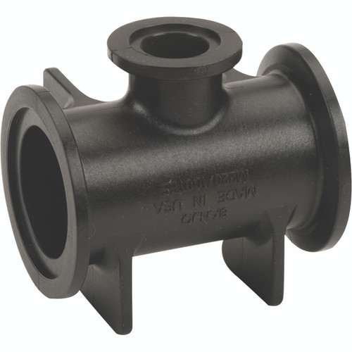 2" Full Port x 1" Flanged Tee