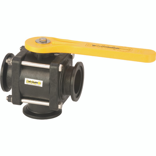 Valve Flange 2" "full port" 3 voies