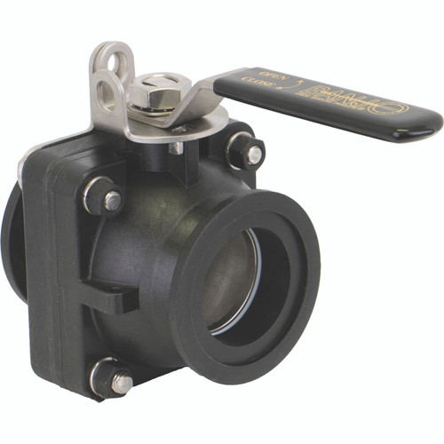 Valve Flange 2" "full port" Poignée/bille Acier Inox