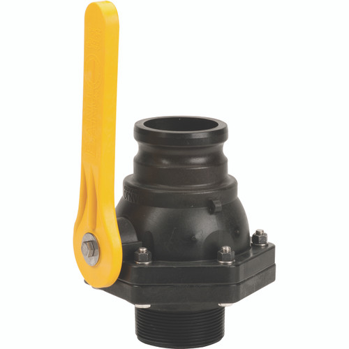 Valve 3" Mâle NPT X Raccord rapide Camlock "F"