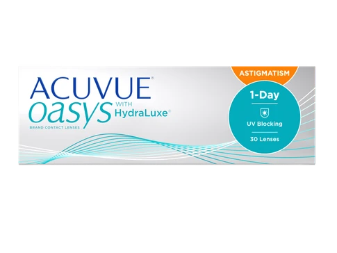 Acuvue Oasys Daily with HydraLuxe for Astigmatism Front