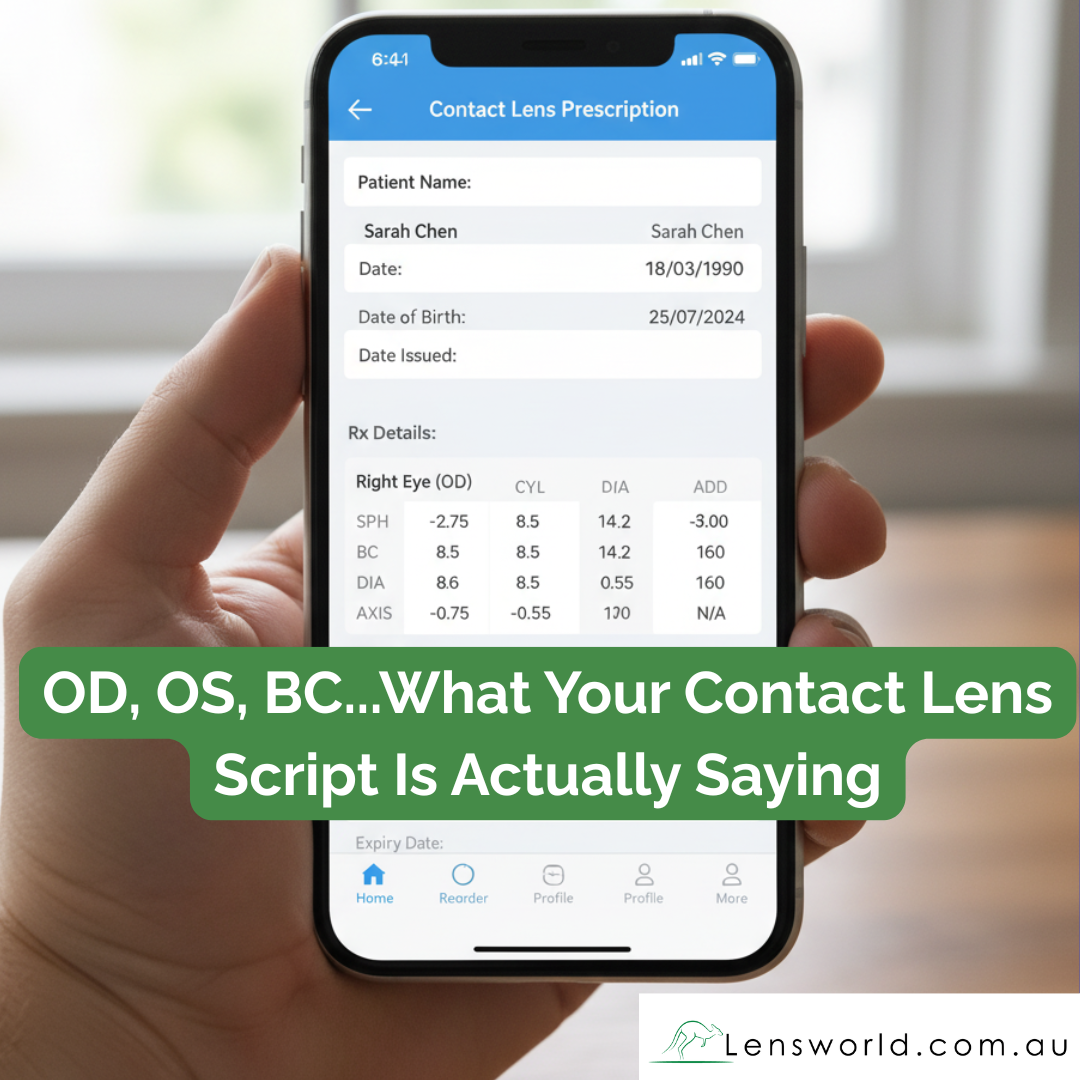 OD, OS, BC...What Your Contact Lens Script Is Actually Saying