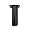 Thes furniture legs come in a satin black powder-coat providing a long lasting and durable finish.
The foot on each leg utilizes a polyethylene glide to protect floors and surfaces. They can be used on chairs, sofas, cabinets. etc. These legs are great for use in the basement, workshop or garage to lift furniture or cabinets off the ground.