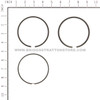 BRIGGS AND STRATTON 696403 - RING SET-STD - Image 2