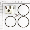 BRIGGS & STRATTON PISTON ASSY-020 498586 - Image 2