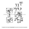 Parts lookup Briggs and Stratton 900 Series Engine 130G32-0022-F1 camshaft, crankcase cover, crankshaft, cylinder, piston, rings, connecting rod diagram