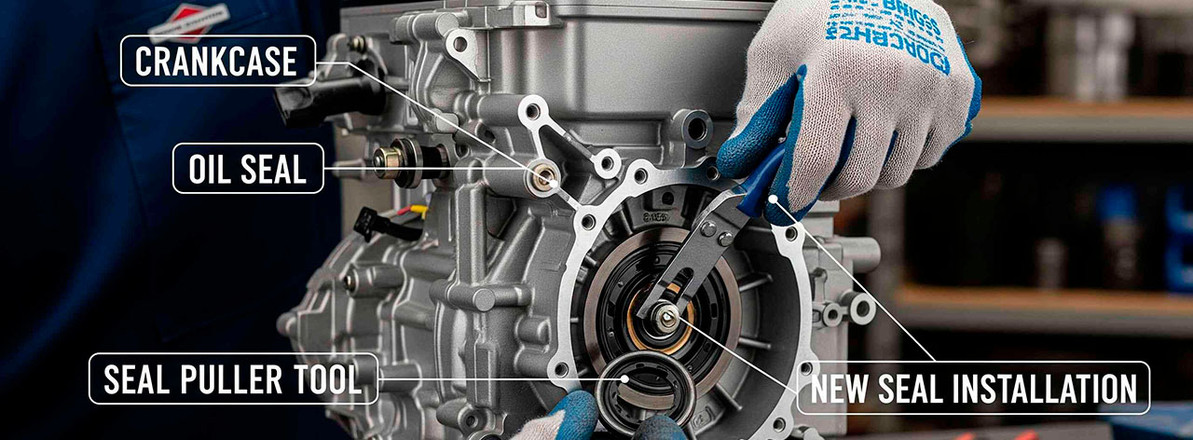 Briggs and Stratton Engine Quick Oil Seal Replacement Guide