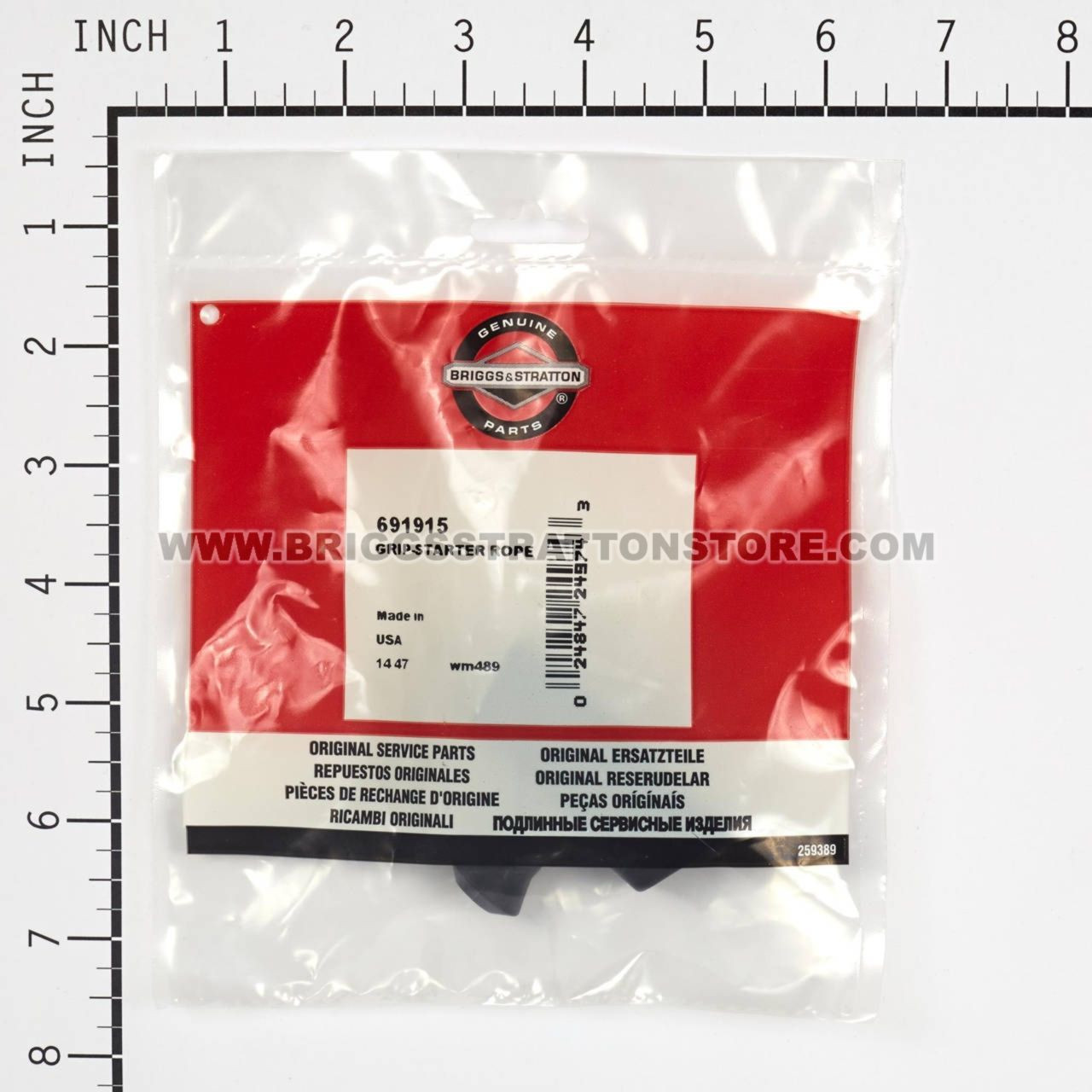 Briggs and Stratton Grip-Starter Rope 691915 - Genuine Part