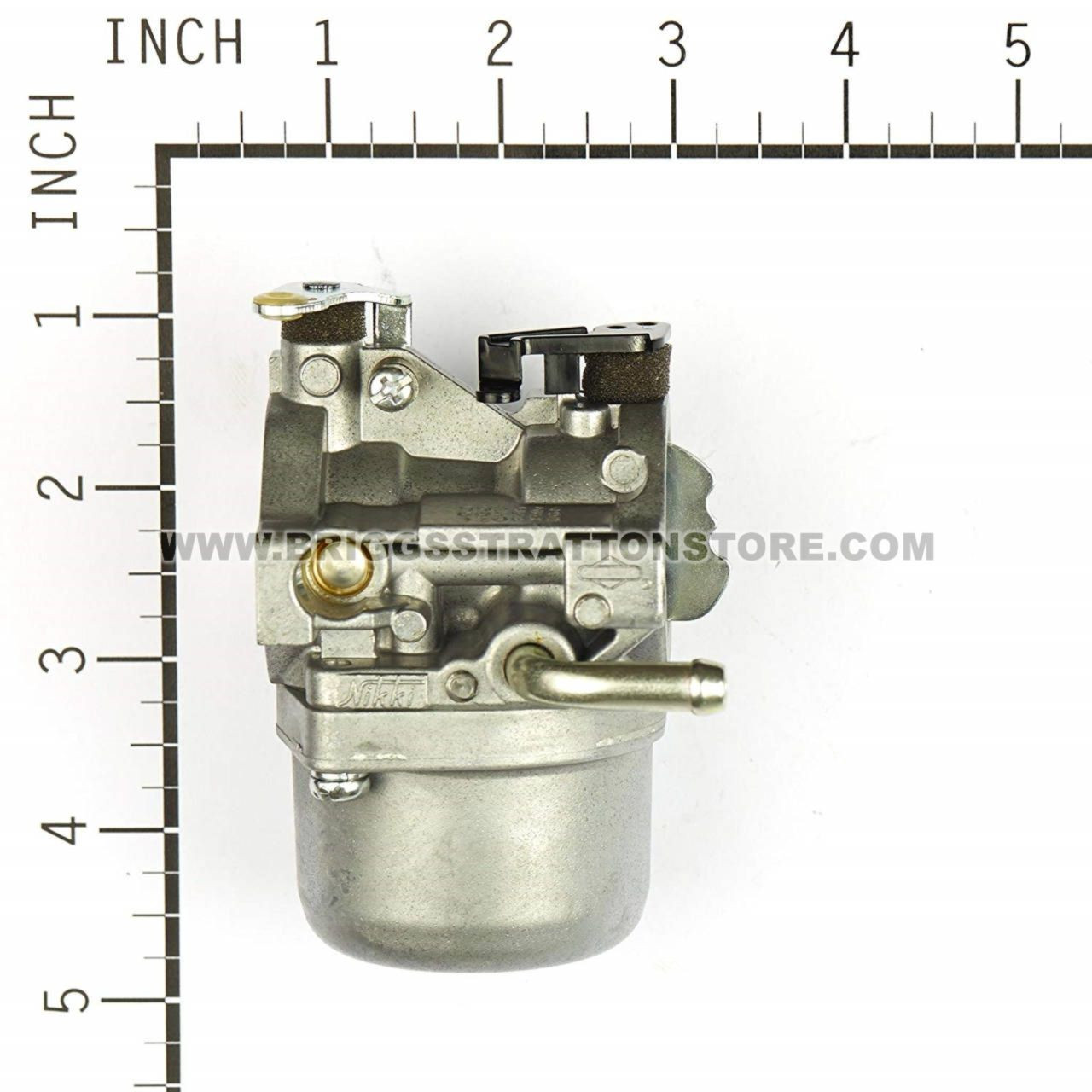 WOVELOT 590399 Carburateur Carb pour 796077 Moteur de Tondeuse /à Gazon avec Joint de Soupape de Filtre de Conduite de Carburant