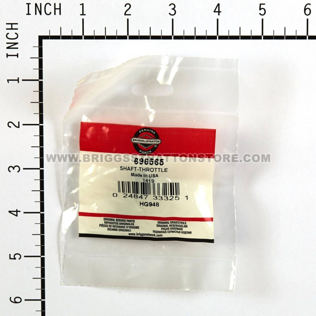 Briggs and Stratton Shaft-Throttle 696565 - Genuine Part