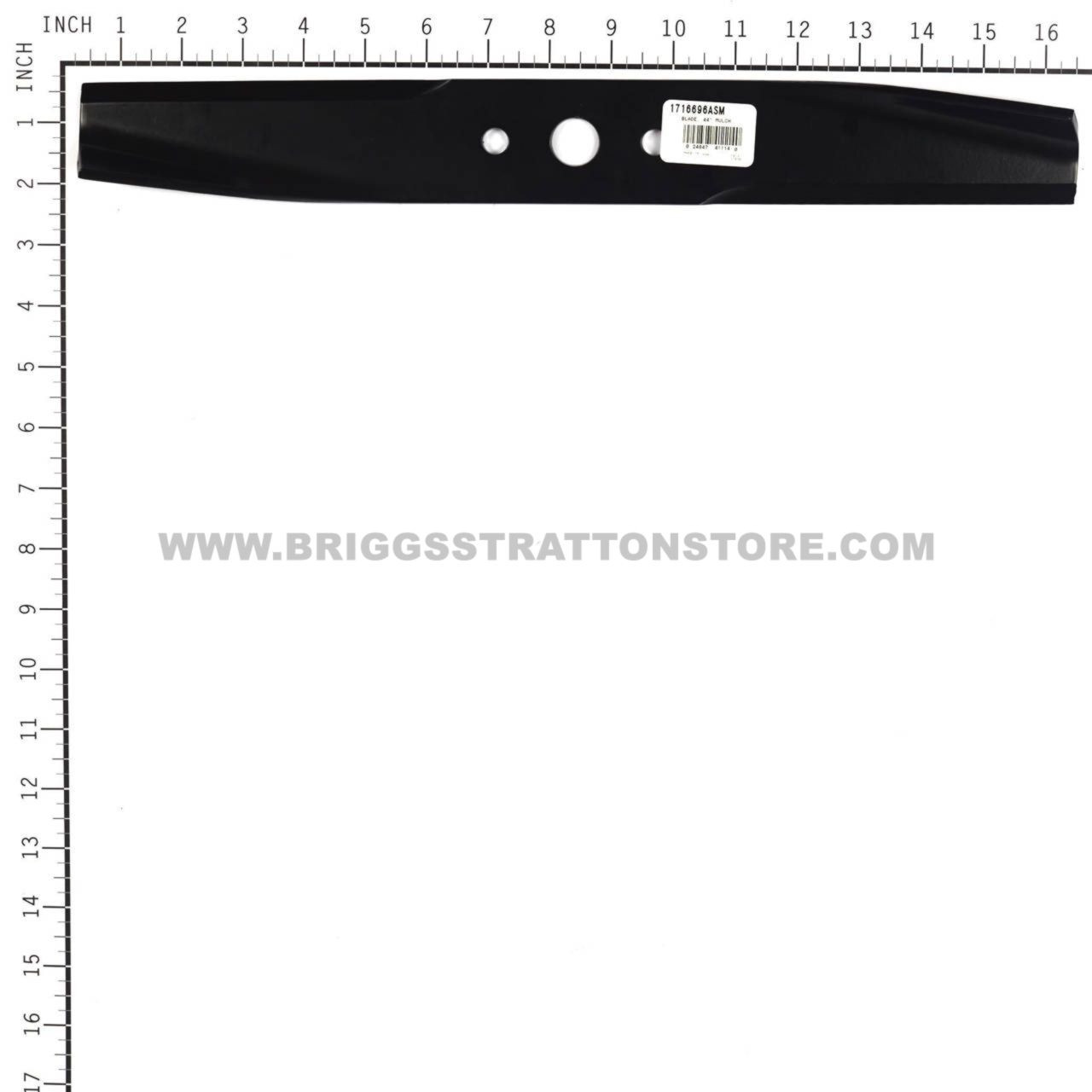 1716696ASM Briggs and Stratton Blade 44 Mulch Briggs Parts