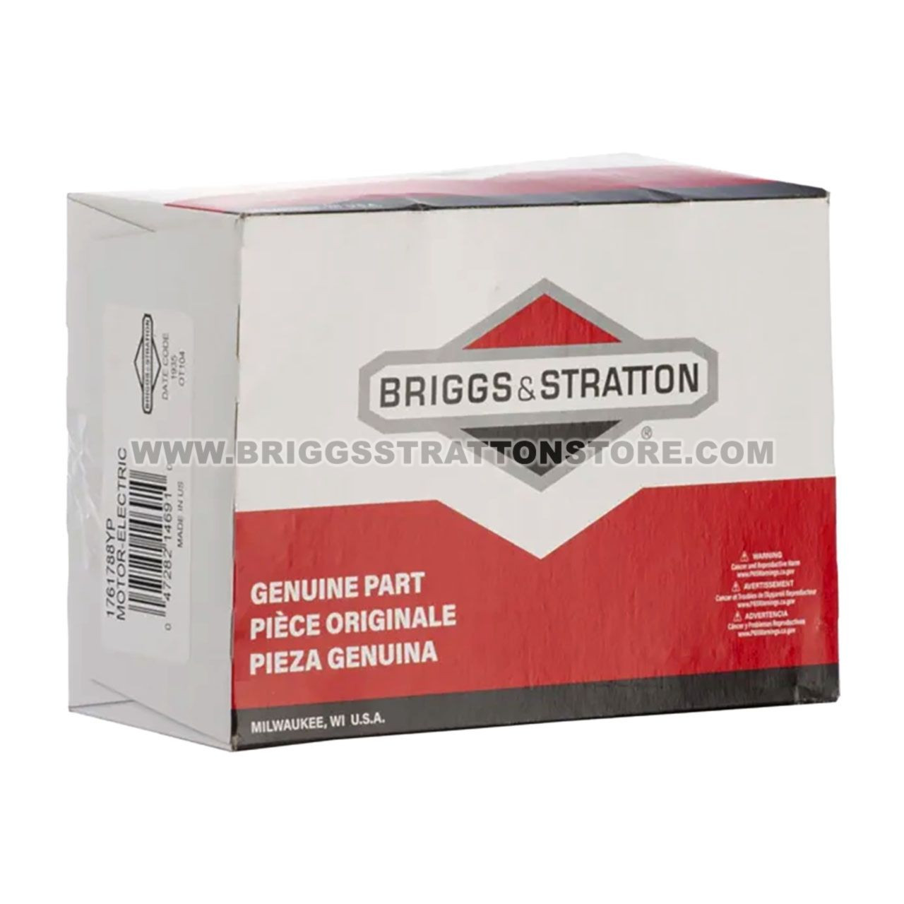 Briggs And Stratton 1761788Yp - Motor Electric (Briggs Oem Part 