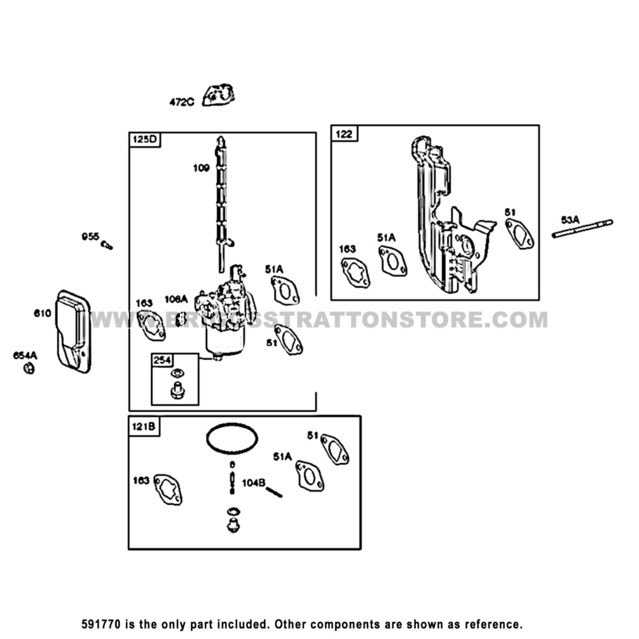 RB-101 Carburetor Repair Kit For Dolmar PS630 PS6400 PS7300 PS7900 Chainsaws – Zama C3M-DM11