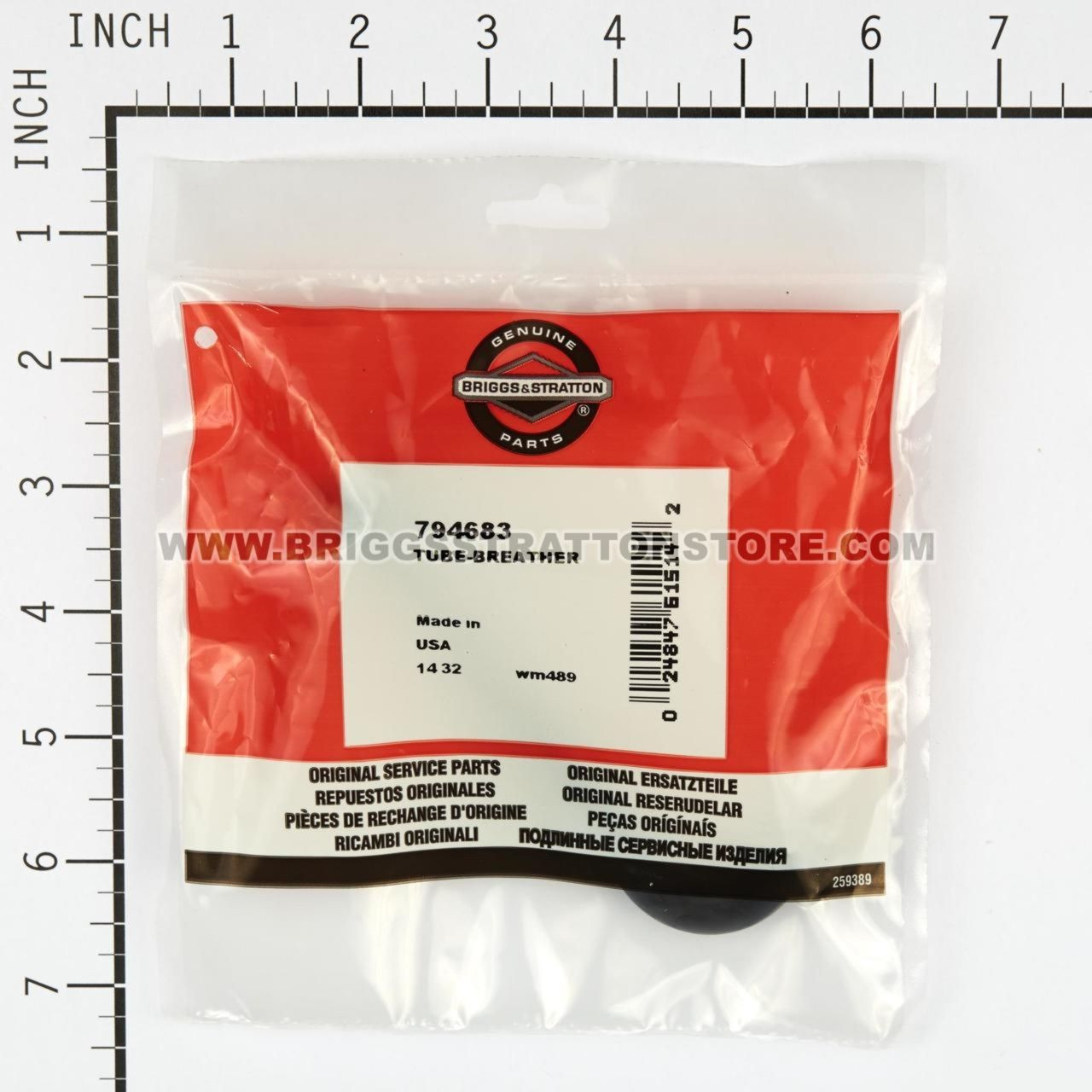 Briggs and Stratton Tube-Breather 794683 - Genuine Part