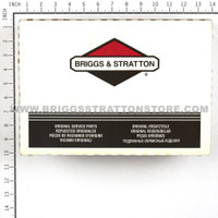 BRIGGS & STRATTON AIR-FILTER (4 X 820263) 4234 - Image 5