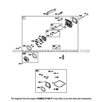 Briggs And Stratton 104M02-0198-F1 - Engine W-26 163 Cc Toro Pp Sp - Image 16