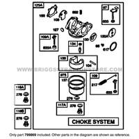 Parts lookup Briggs and Stratton 675 Series Carburetor 799869