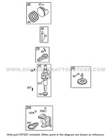 Parts lookup Briggs and Stratton Camshaft 597221 OEM diagram