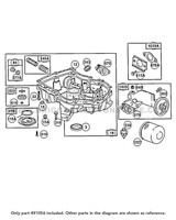 Parts lookup Briggs and Stratton Oil Filter 491056 OEM diagram