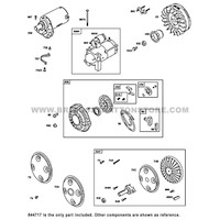 Briggs And Stratton 21 Hp Starter 844717 Oem Diagram