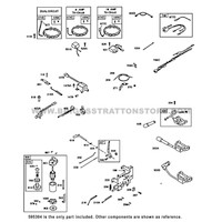 Parts lookup Briggs and Stratton Armature Magneto 595304 OEM diagram