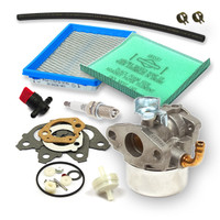 798654 Carburetor 595030 Air Filter 493537S Air Filter Foam 491055S Spark Plug 394358S Fuel Filter 792006 Overhaul Kit