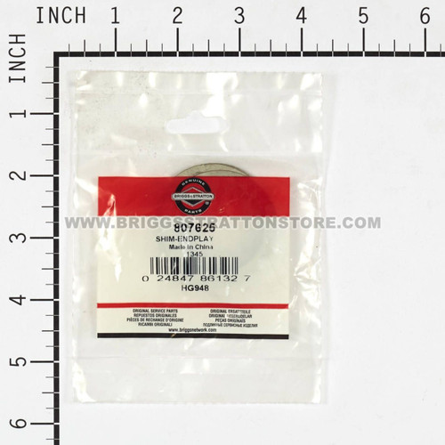 BRIGGS AND STRATTON 807625 - SHIM-ENDPLAY - Image 3