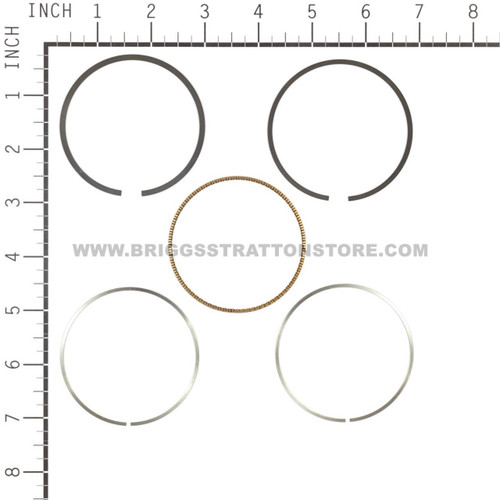BRIGGS AND STRATTON 795690 - RING SET - Image 2