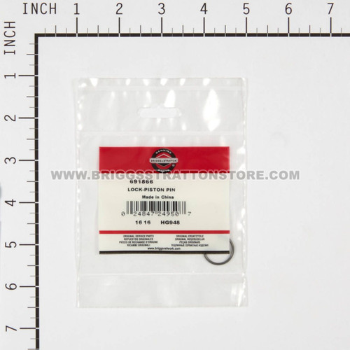 BRIGGS AND STRATTON 691866 - LOCK-PISTON PIN - image 3