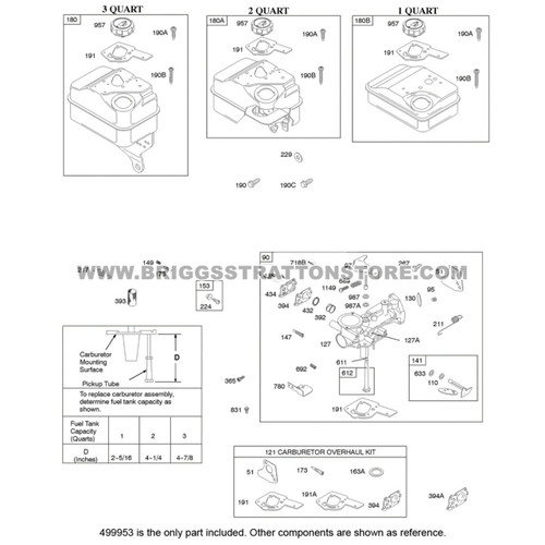 Briggs And Stratton 499953 - Carburetor - Image 13