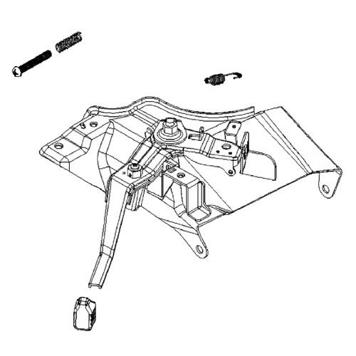 BRIGGS & STRATTON BRACKET-CONTROL 593666 - Image 1