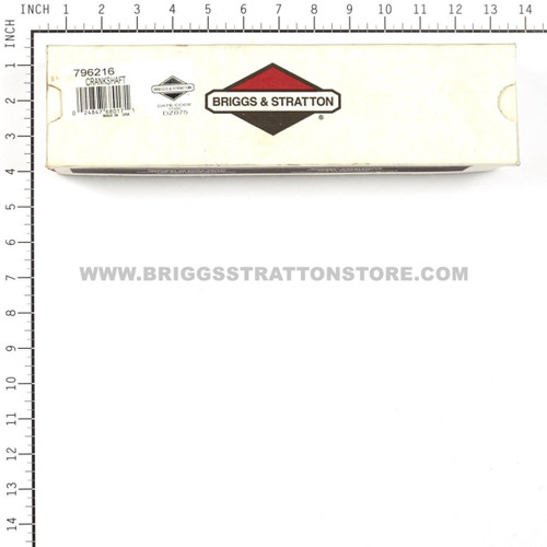 796216 Briggs and Stratton Crankshaft OEM
