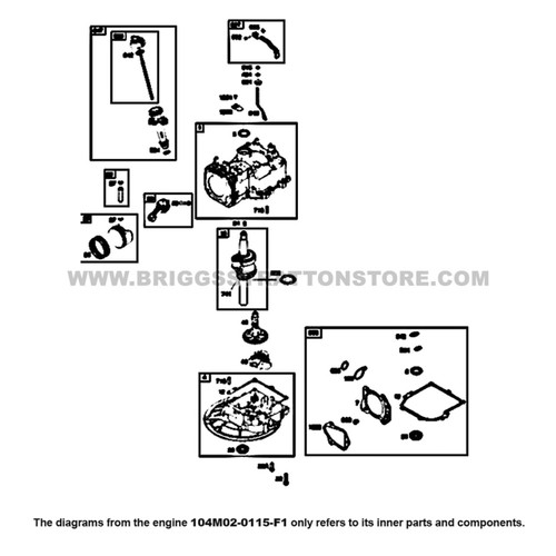 Briggs And Stratton 104M02-0115-F1 - Engine Packed Single Carton - Image 7