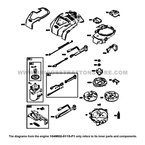 Briggs And Stratton 104M02-0115-F1 - Engine Packed Single Carton - Image 10