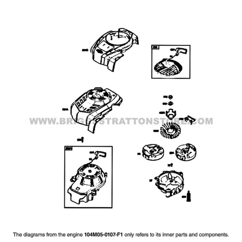 Briggs And Stratton 104M05-0107-F1 - Engine Packed Single Carton - Image 7