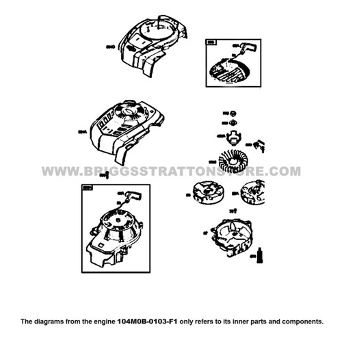 Briggs And Stratton 104M0B-0103-F1 - Engine Packed Single Carton - Image 8