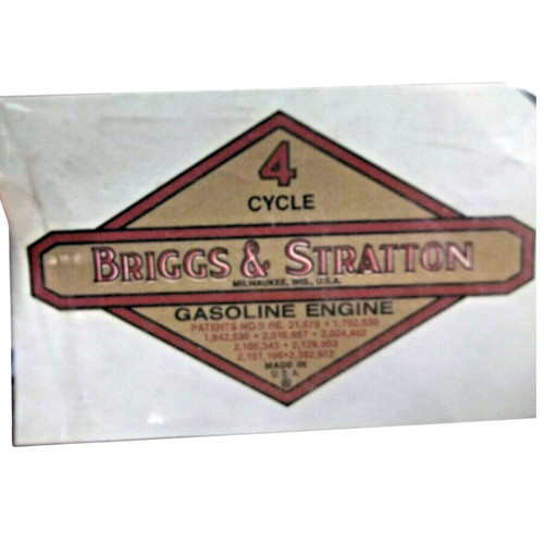 Briggs And Stratton 491066 - Kit-Label - Image 1