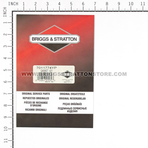 BRIGGS & STRATTON GASKET V21 7011774YP - Image 3