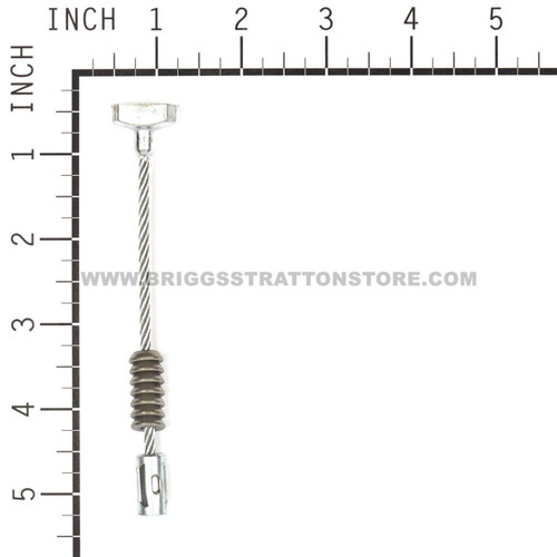 BRIGGS AND STRATTON 7027427YP - CABLE DECK REAR  - Image 2