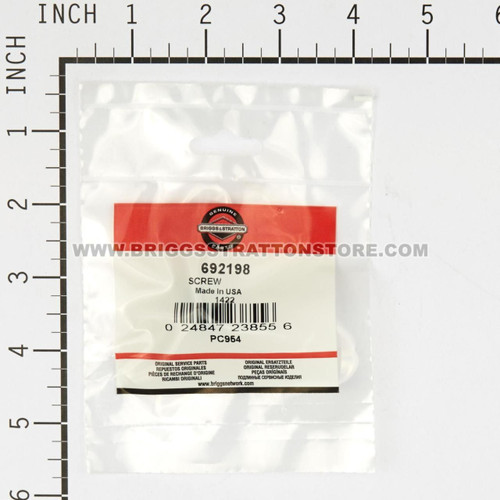 BRIGGS & STRATTON SCREW 692198 - Image 3